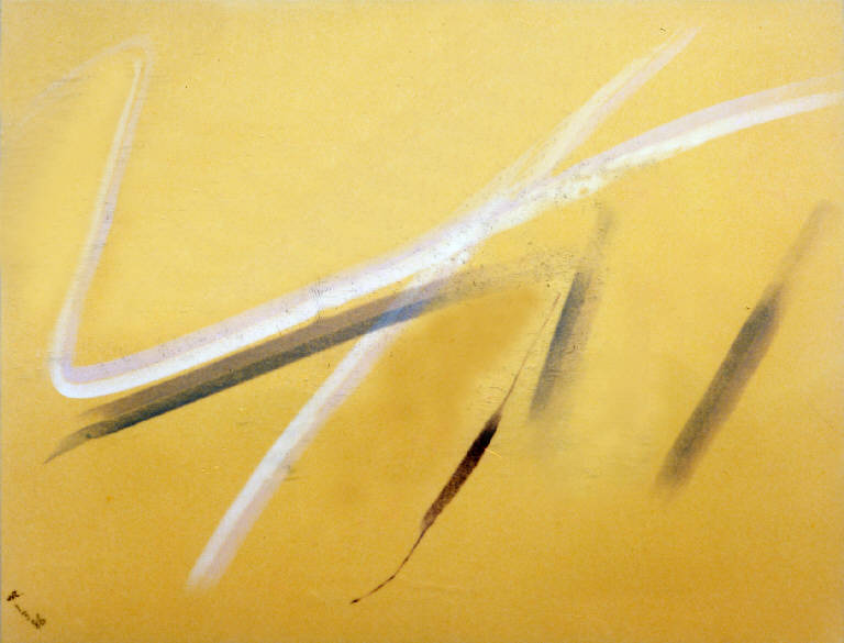 Cascinazza, PAESAGGIO (disegno) di Congdon Grosvenor, William - ambito statunitense Action Painting (seconda metà sec. XX)