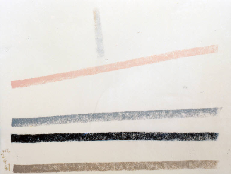 Riccione, VEDUTA (disegno) di Congdon Grosvenor, William - ambito statunitense Action Painting (seconda metà sec. XX)