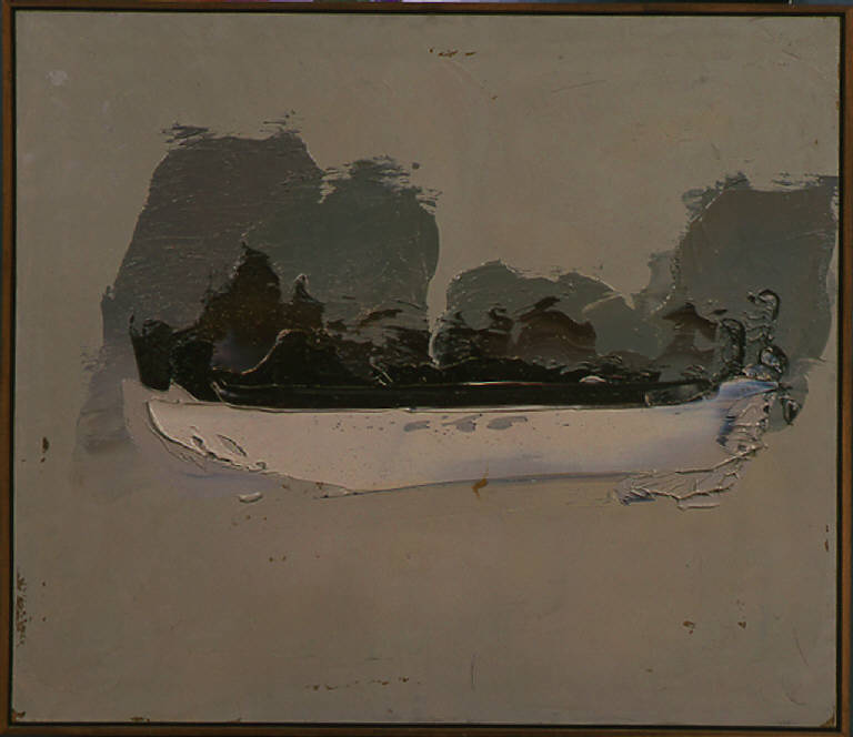 Heleanna, 4, RELITTO DI NAVE (dipinto) di Congdon Grosvenor, William - ambito statunitense Action Painting (seconda metà sec. XX)
