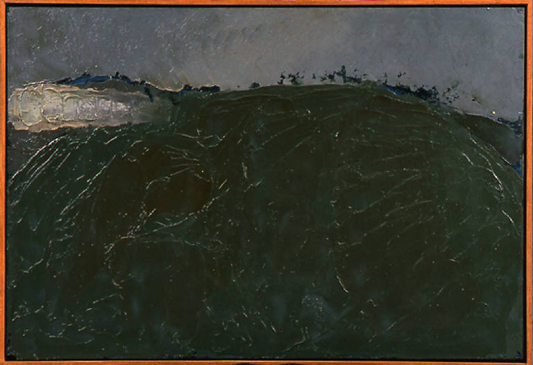 Subiaco, 15, PAESAGGIO MONTANO (dipinto) di Congdon Grosvenor, William - ambito statunitense Action Painting (seconda metà sec. XX)