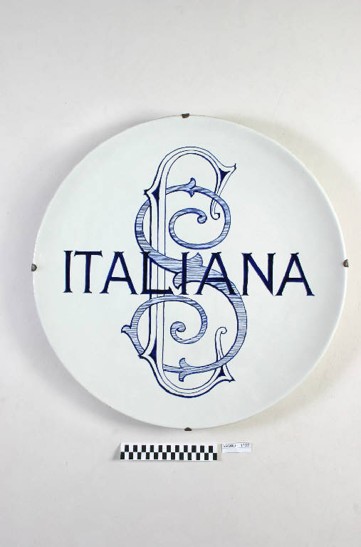 Marchio della Società Ceramica Italiana (piatto circolare) di Società Ceramica Italiana Laveno (fine/inizio secc. XIX/ XX)