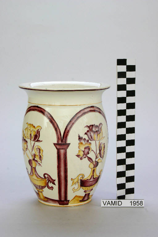 vaso di Società Ceramica Italiana Laveno; Andlovitz Guido (sec. XX)
