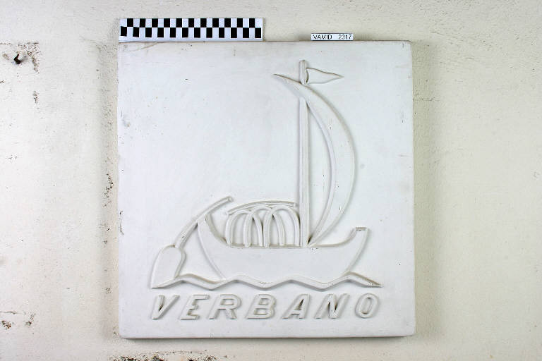 Marchio Verbano (piastrella) di Società Ceramica Italiana Laveno (prima metà sec. XX)