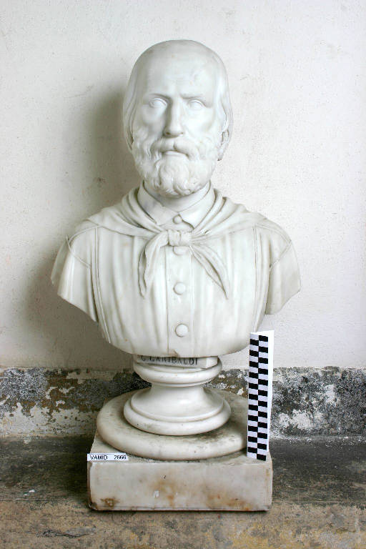 Ritratto di Giuseppe Garibaldi (busto) di Società Ceramica Italiana Laveno - ambito lombardo (sec. XIX)