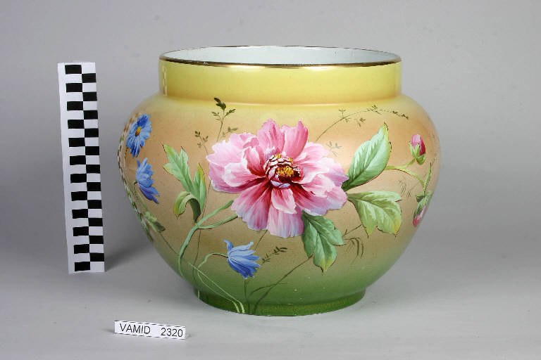 Motivi decorativi floreali (vaso) di Società Ceramica Italiana Laveno (sec. XX)
