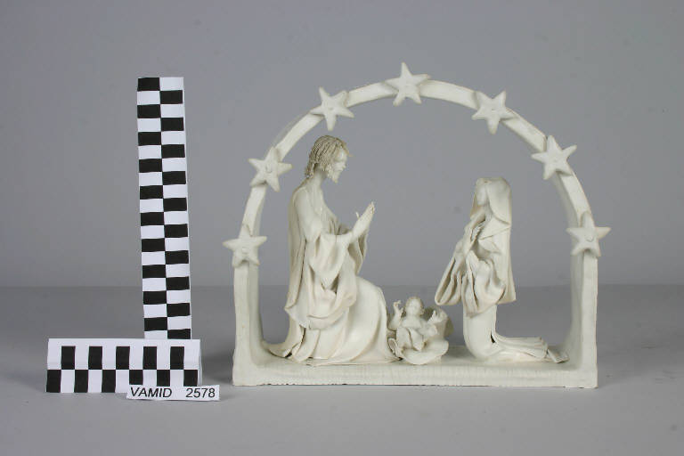 Presepe, Natività di Gesù (scultura) di Paccagnella Angelo (sec. XX)