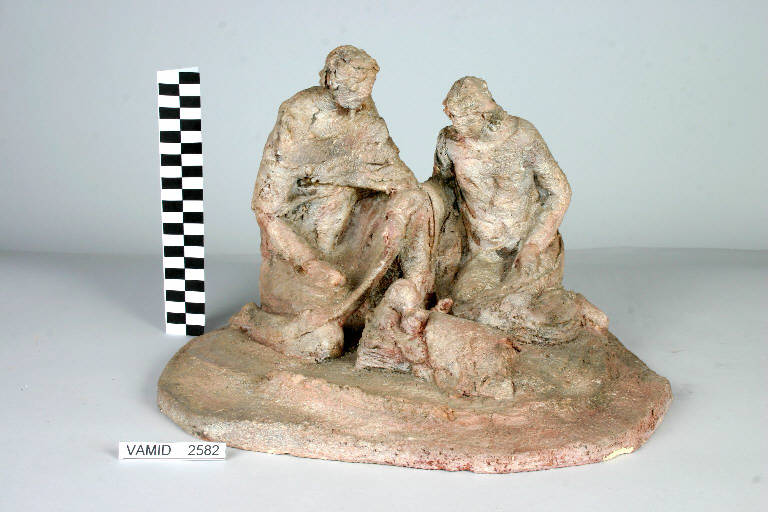 Presepe, Natività di Gesù (scultura) di Bekkering Stephanie (sec. XX)