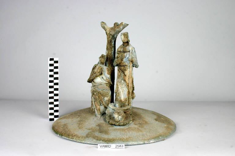 Presepe, Natività di Gesù (scultura) di Quattrini Oreste (sec. XX)