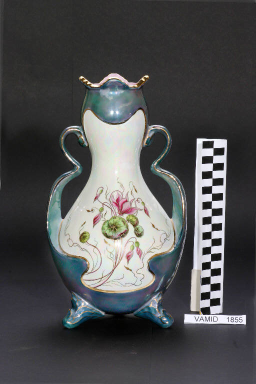 Ciclamini (vaso) di Società Ceramica Italiana Laveno; Spertini Giorgio (sec. XX)