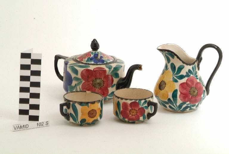 Fiori (servizio da caffè) di Società Ceramica Italiana Laveno (sec. XX)