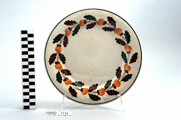 Motivi decorativi vegetali (piatto da portata) di Società Ceramica Richard Ginori (sec. XX)