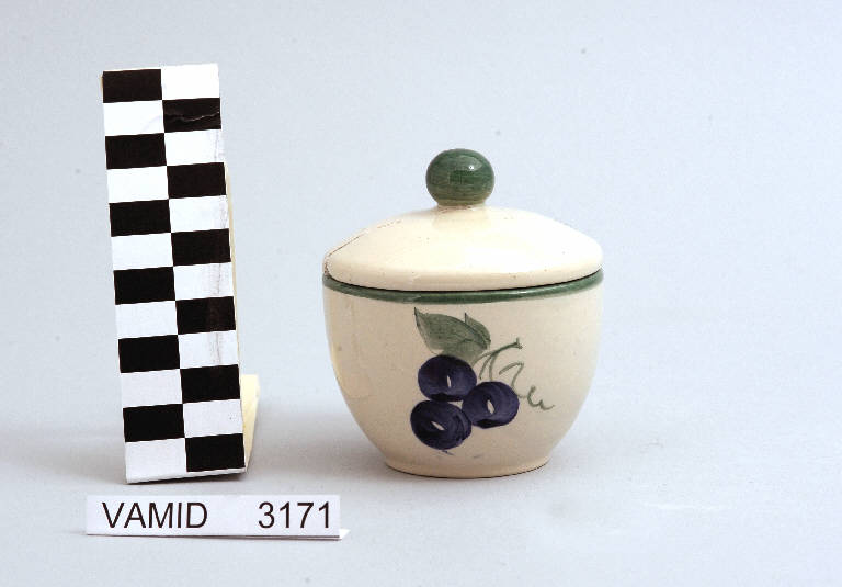 Grappolo d'uva (zuccheriera) di Ceramiche Pareschi (ultimo quarto sec. XX)