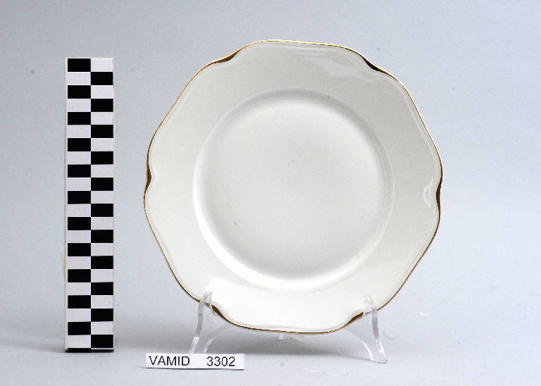 piatto piano di Società Ceramica del Verbano (metà sec. XX)