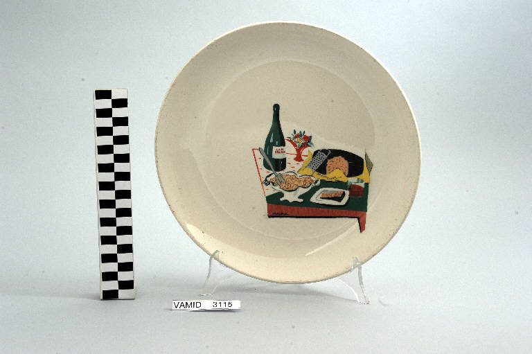 Tavola apparecchiata (piatto fondo) di Società Ceramica Italiana Laveno; Andlovitz Guido (sec. XX)