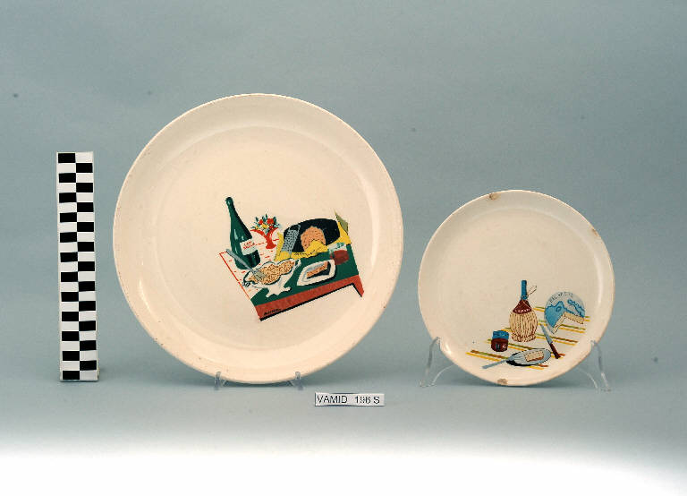 Tavola apparecchiata (servizio di piatti) di Società Ceramica Italiana Laveno; Andlovitz Guido (sec. XX)