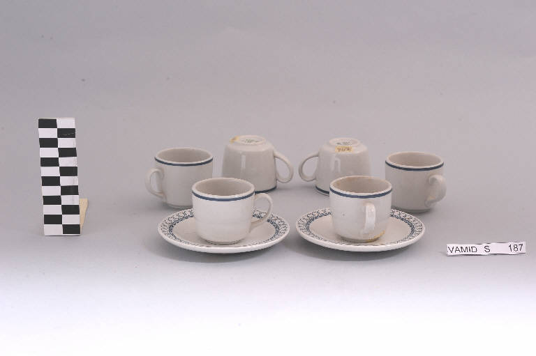 servizio da caffè di Società Ceramica Richard Ginori (terzo quarto sec. XX)