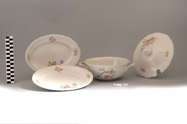 Bouquets di fiori (servizio da tavola) di Società Ceramica Italiana Laveno (secondo quarto sec. XX)