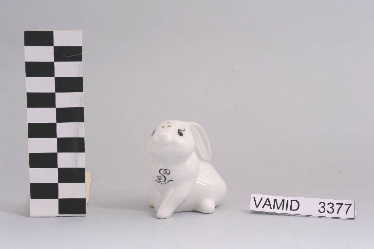 Coniglio (saliera) di Società Porcelanas Verbano (sec. XX)