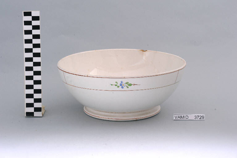 Motivi decorativi floreali (insalatiera) di Società Ceramica Italiana Laveno (prima metà sec. XX)