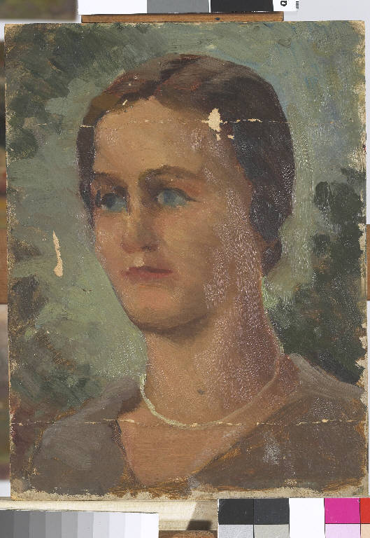 Figura femminile (dipinto) di Pasinetti, Antonio - ambito lombardo (prima metà sec. XX)