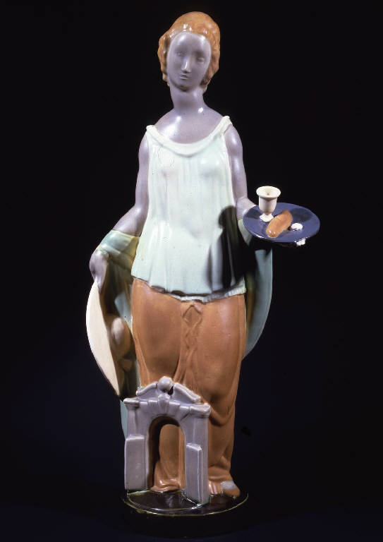 figura femminile (scultura) di Gio Ponti; Saponaro, Salvatore; Gio Ponti (primo quarto sec. XX)