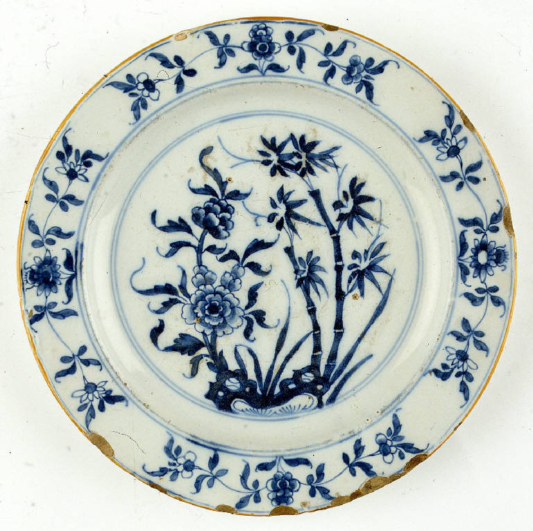 fiori (piatto) di Clerici, Felice (metà sec. XVIII)