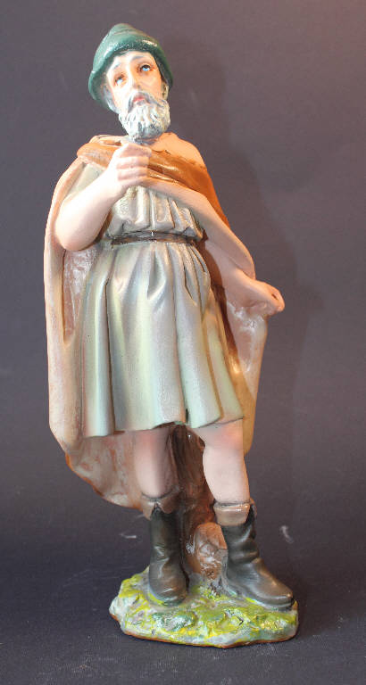 Vecchio con turbante (statua da presepio) - bottega bergamasca (primo quarto sec. XX)