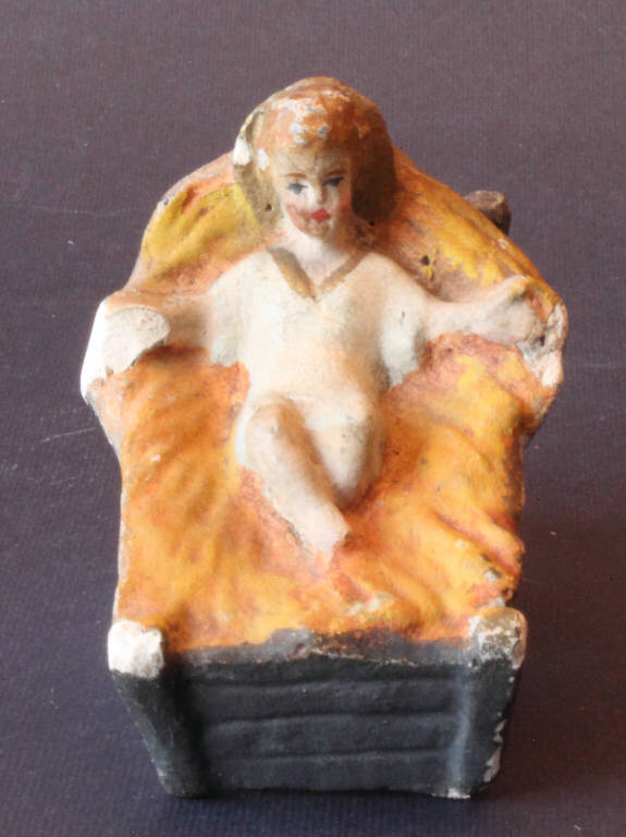 Gesù Bambino (statua da presepio) - bottega bergamasca (fine sec. XIX)