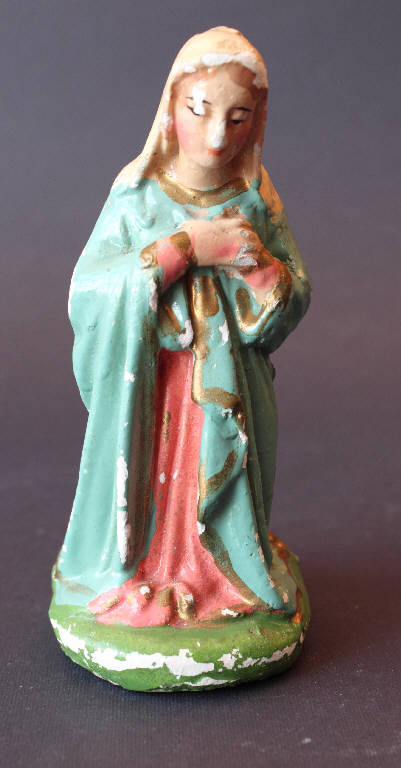 Madonna (statua da presepio) - bottega bergamasca (fine sec. XIX)