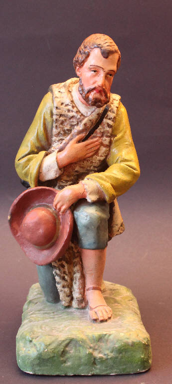 Pastore (statua da presepio) - bottega bergamasca (inizio sec. XX)