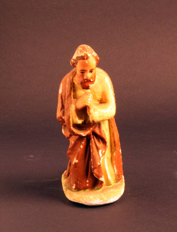 San Giuseppe (statua da presepio) - ambito bergamasco (secondo quarto sec. XX)