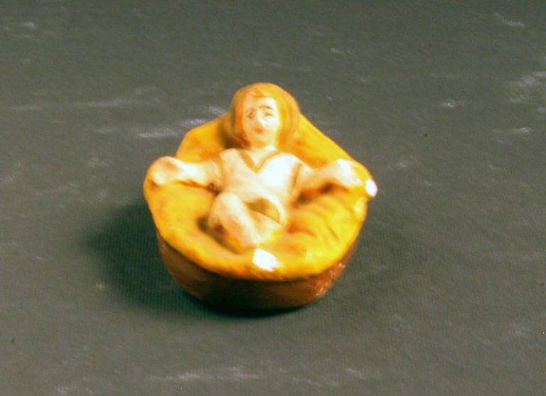 Gesù Bambino (statua da presepio) - ambito bergamasco (metà sec. XX)