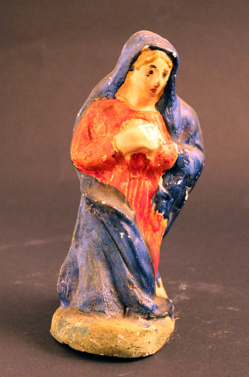 Madonna (statua da presepio) - ambito bergamasco (metà sec. XX)