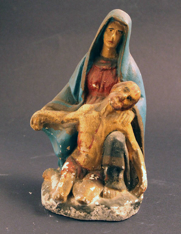 Pietà (statuetta) - ambito bergamasco (metà sec. XX)
