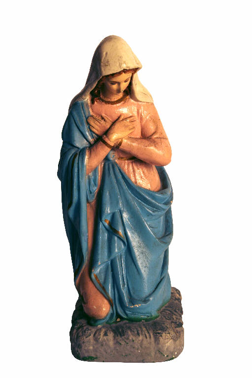 Madonna (statua da presepio) - ambito bergamasco (metà sec. XX)