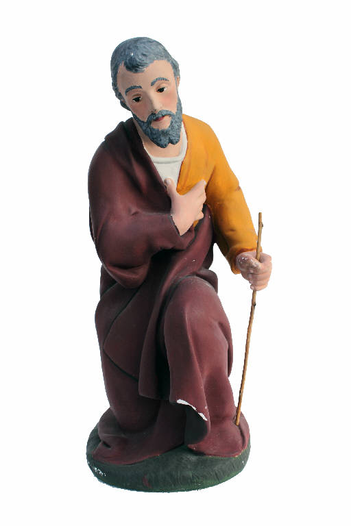 San Giuseppe (statua da presepio) - produzione lombarda (terzo quarto sec. XX)