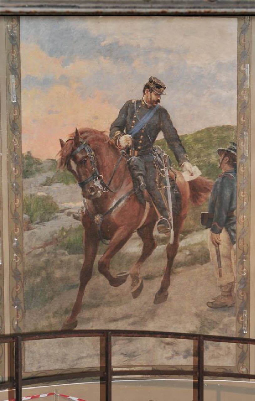 Corpo di Stato Maggiore. Capitano, Ritratti di uniformi dell'Armata Sarda - 1859 (dipinto) di De Stefani Vincenzo; Vizzotto Alberti Giuseppe (sec. XIX)