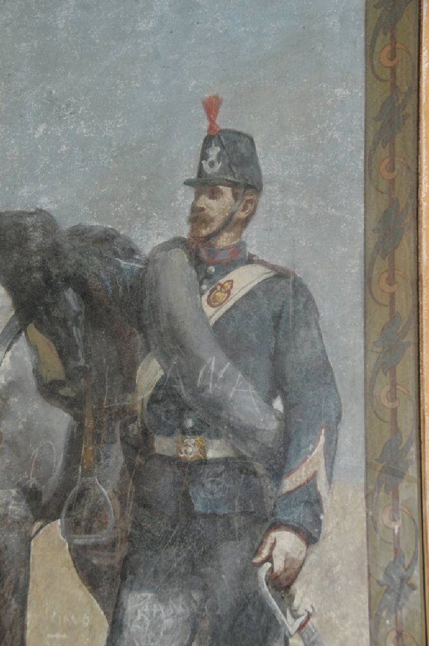 Guide. Caporale, Ritratti di uniformi dell'Armata Sarda - 1859 (dipinto) di De Stefani Vincenzo; Vizzotto Alberti Giuseppe (sec. XIX)