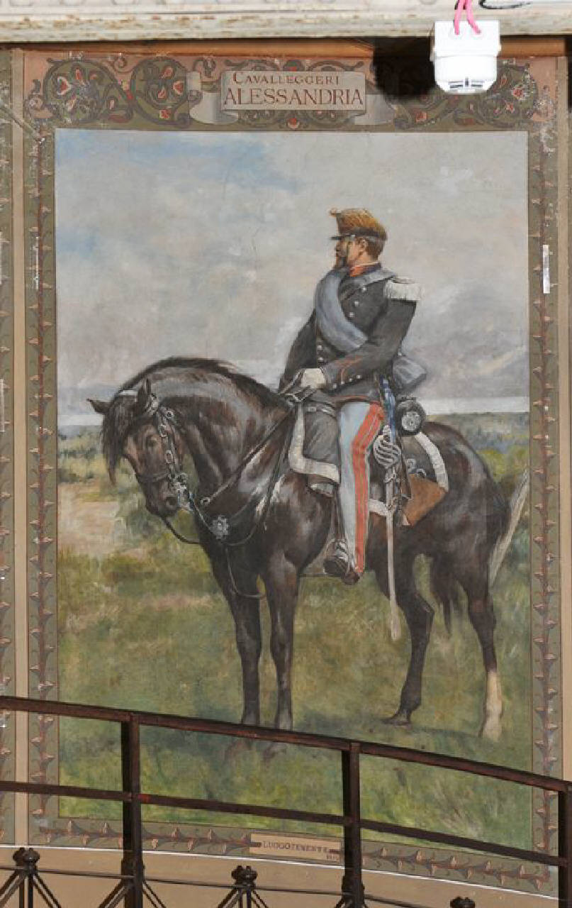 Cavalleggeri Alessandria. Luogotenente 1859, Ritratti di uniformi dell'Armata Sarda - 1859 (dipinto) di De Stefani Vincenzo; Vizzotto Alberti Giuseppe (sec. XIX)