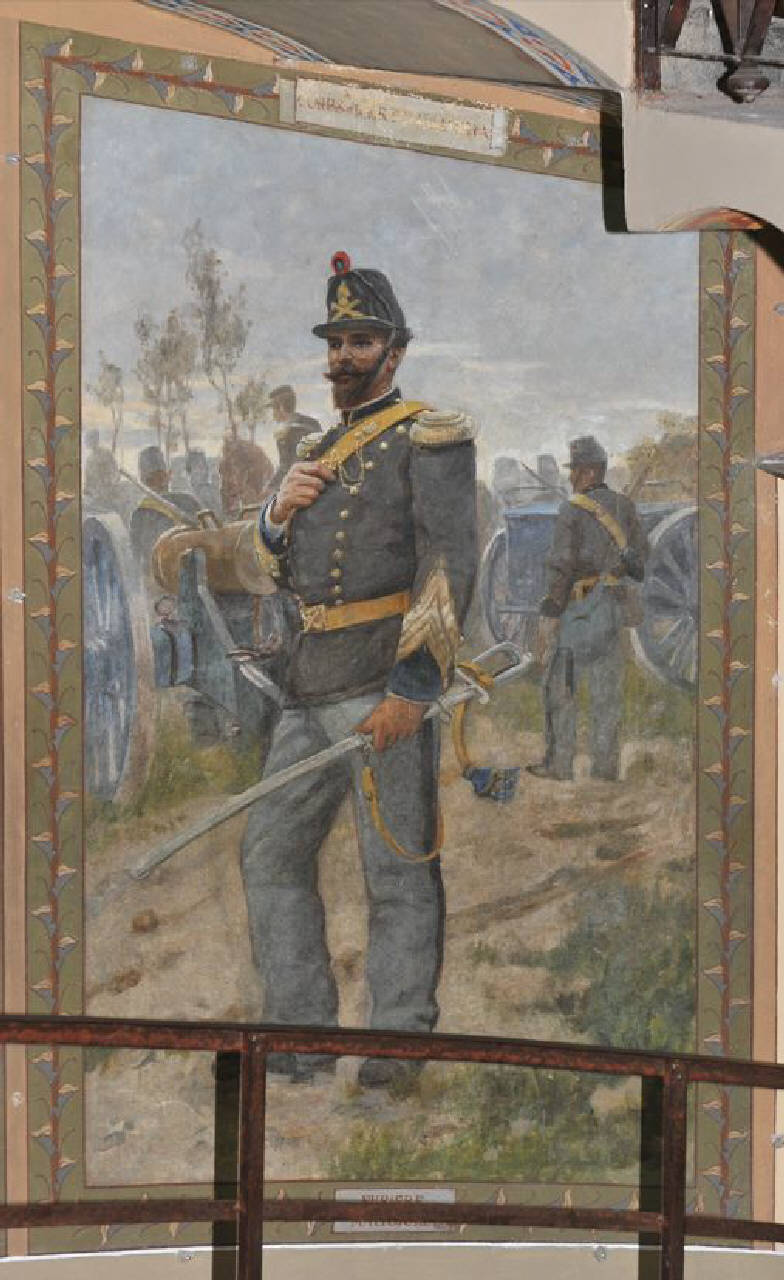 Corpo Artiglieria. Furiere Maggiore 1859, Ritratti di uniformi dell'Armata Sarda - 1859 (dipinto) di De Stefani Vincenzo; Vizzotto Alberti Giuseppe (sec. XIX)