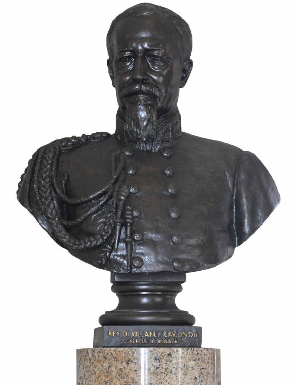 Onorato Rey di Villarey, Risorgimento - Celebrazione di Vittorio Emanuele II (busto) di Pisani Salvatore (sec. XIX)