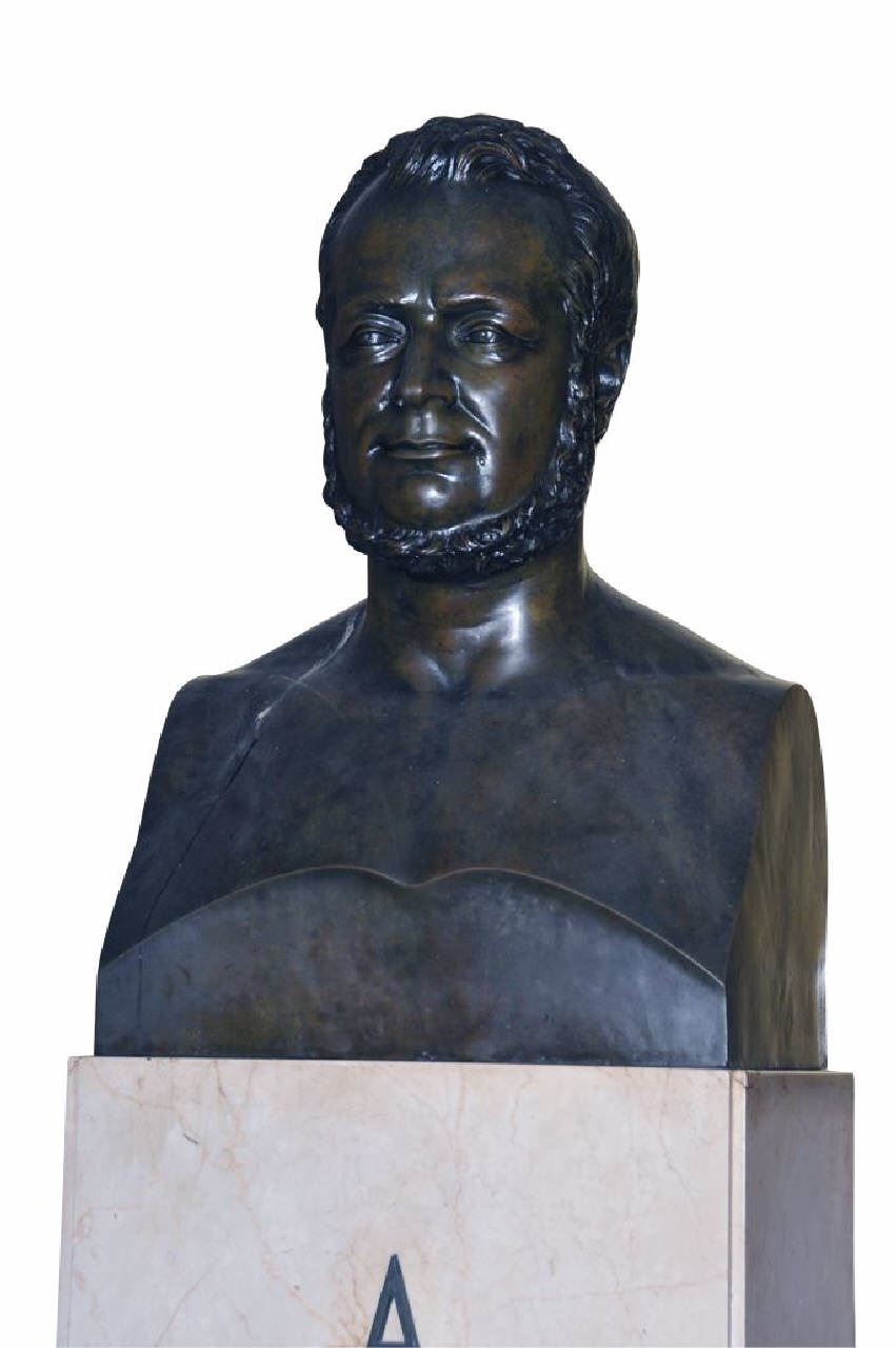 Camillo Benso conte di Cavour, Risorgimento - Camillo Benso conte di Cavour (busto) di Marietti (prima metà sec. XX)
