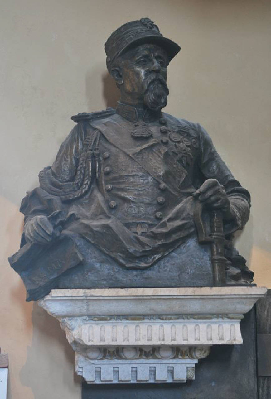Raffaele Cadorna, Risorgimento - Raffaele Cadorna (busto) di Fonderia Frateli Pasquali - manifattura pistoiese (prima metà sec. XX)