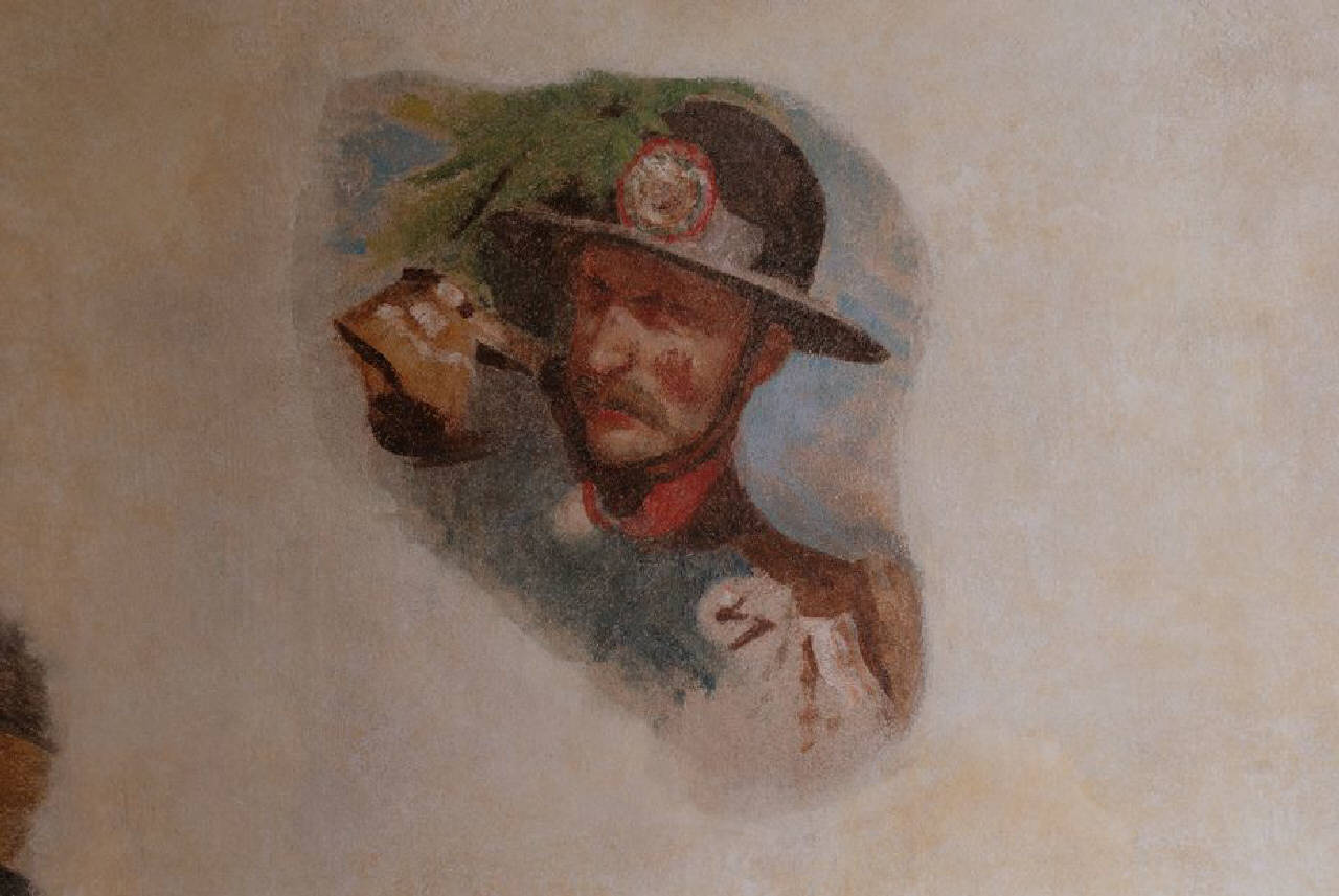 Studio di bersagliere, Ritratti di uniformi dell'Armata Sarda - 1859 (dipinto) di De Stefani Vincenzo; Vizzotto Alberti Giuseppe (sec. XIX)