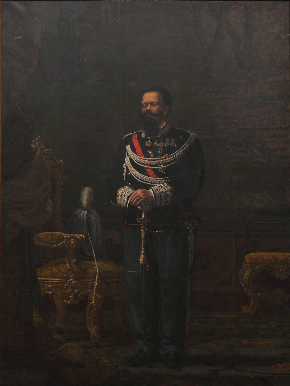 Vittorio Emanuele II, Risorgimento - Vittorio Emanuele II (dipinto) di Toro L. - ambito Italia Settentrionale (seconda metà sec. XIX)
