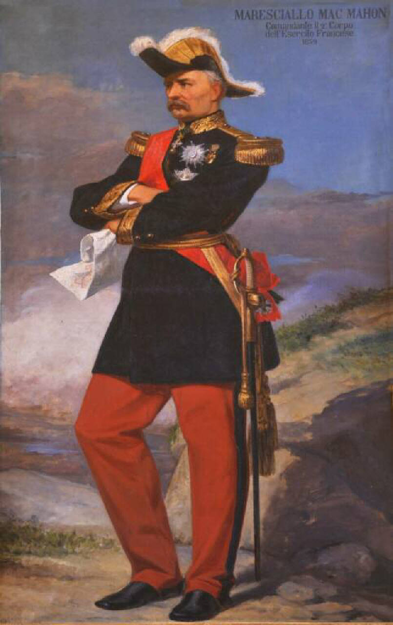 Maresciallo di Francia Marie Edmè Patrice Mac Mahon, Ritratto del maresciallo Mac Mahon (dipinto) di Carlini Giulio (ultimo quarto sec. XIX)