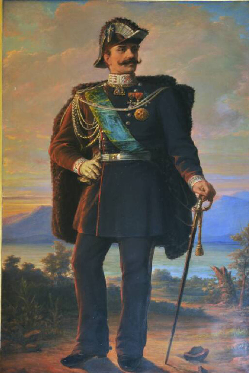 Carlo Alberto di Savoia Carignano Re di Sardegna, Ritratto di Carlo Alberto di Savoia (dipinto) di Carlini Giulio (ultimo quarto sec. XIX)