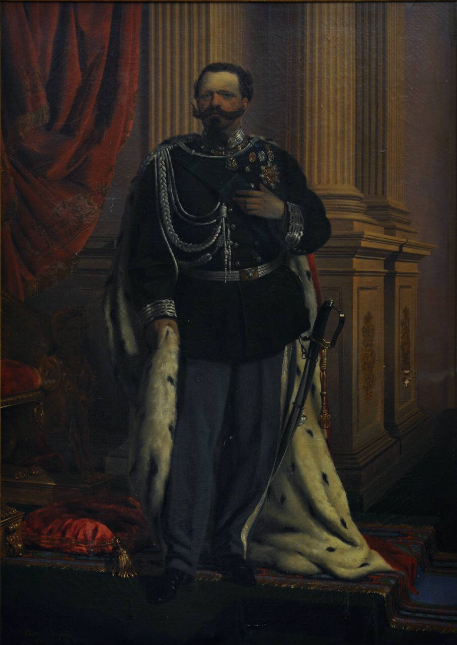 Vittorio Emanuele II Re d'Italia, Vittorio Emanuele II Re d'Italia (dipinto) di Campini Cesare (sec. XIX)