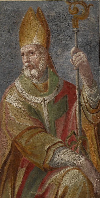 Sant'Ambrogio (dipinto) di Della Rovere, Giovanni Mauro (sec. XVII)