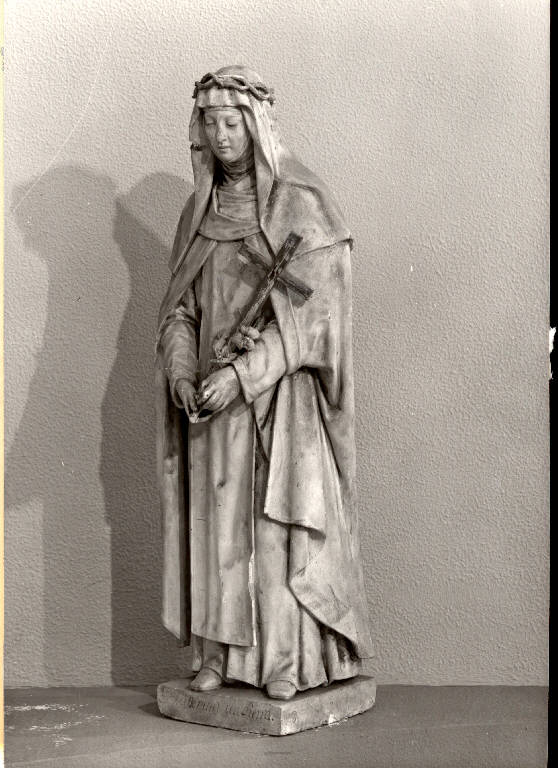 Santa Caterina da Siena (scultura) di Marchesi, Pompeo (attribuito) (metà sec. XIX)